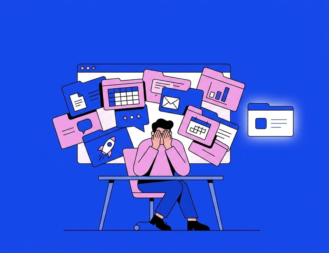 Up to 70% of an SMM's day goes to copying, pasting, chasing approvals, and switching tools. Three admin killers and a 10-minute tab audit to reclaim your time.