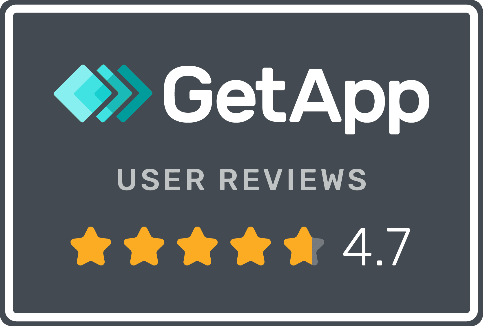 GetApp User Reviews 4.7