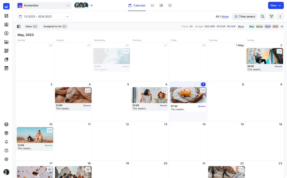 Kontentino app