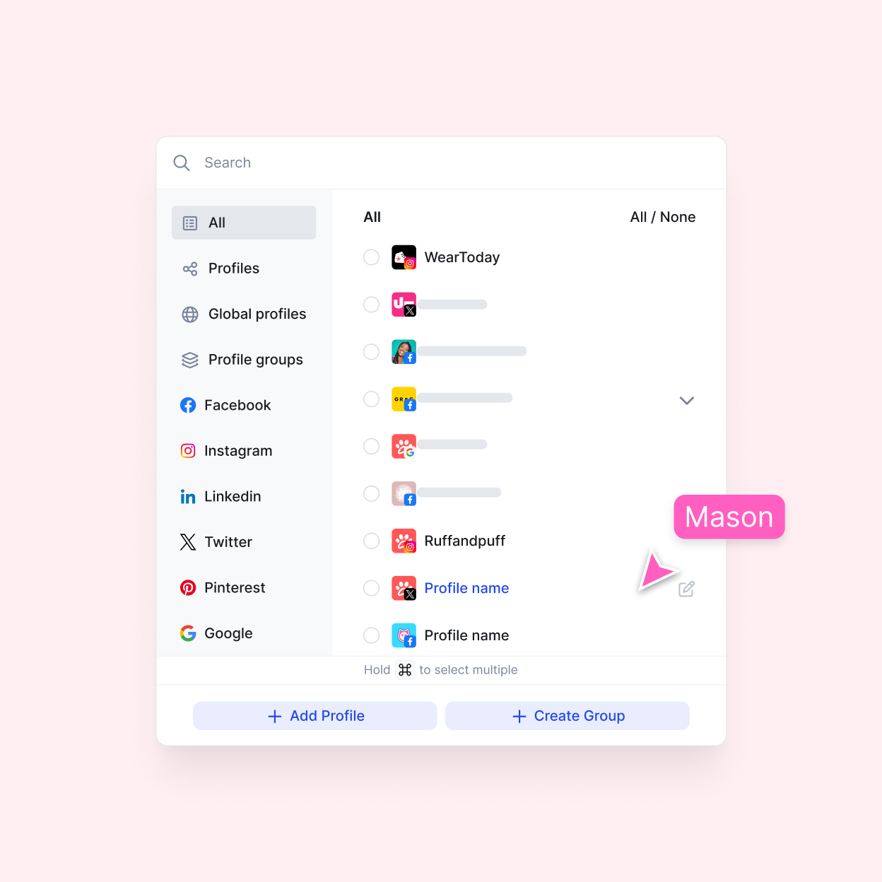 One place to manage all your social media.