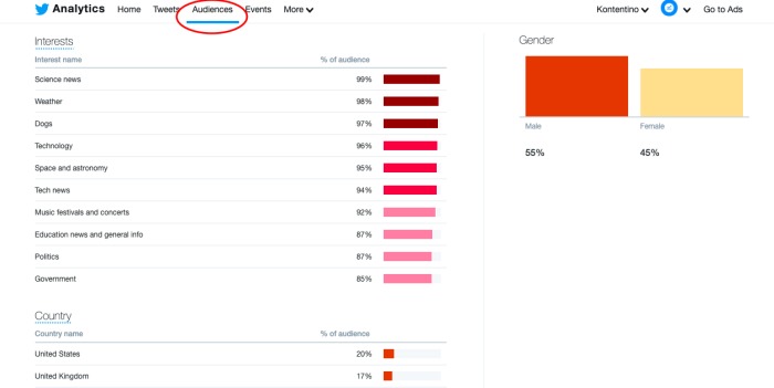 Detailed Twitter analytics - get to know your audience
