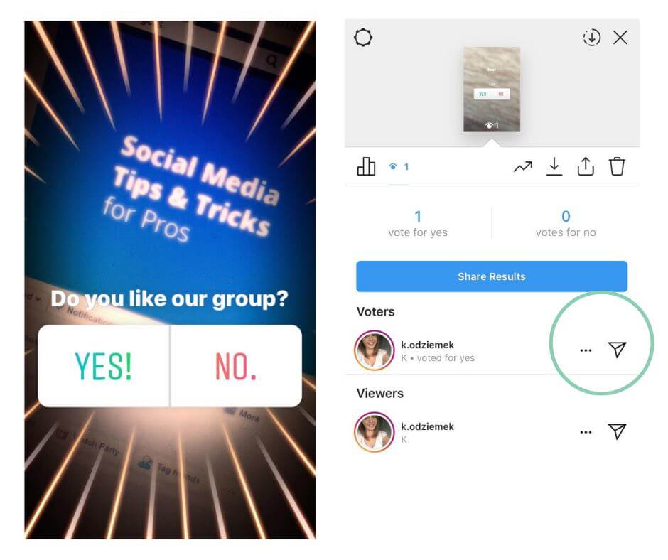 Social media tricks for Instagram swipe up