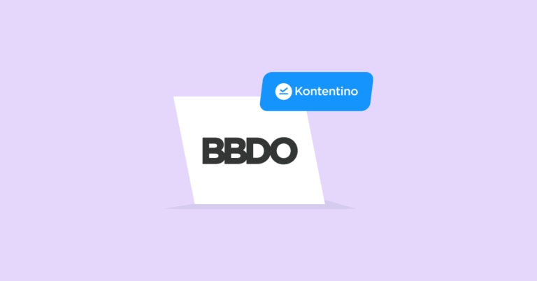 Kontentino blog_BBDO Belgium case study