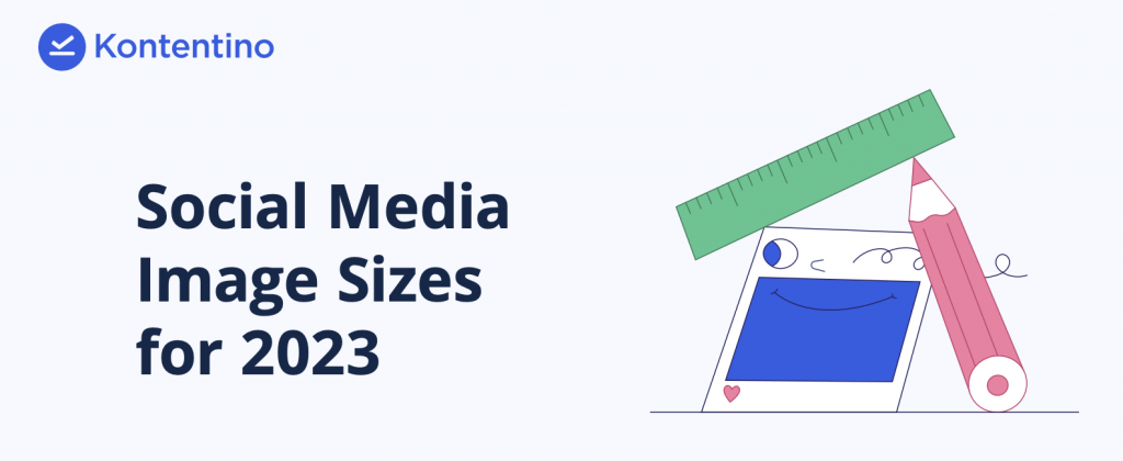 Social media image sizes infographic for download