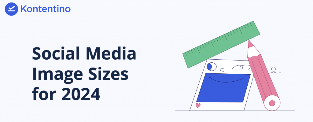 social media image sizes infographic